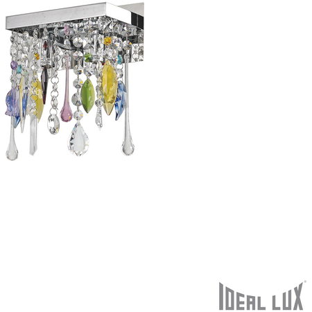 Ideal Lux Corp de iluminat cu pandantive din cristale multicolore 2x40w