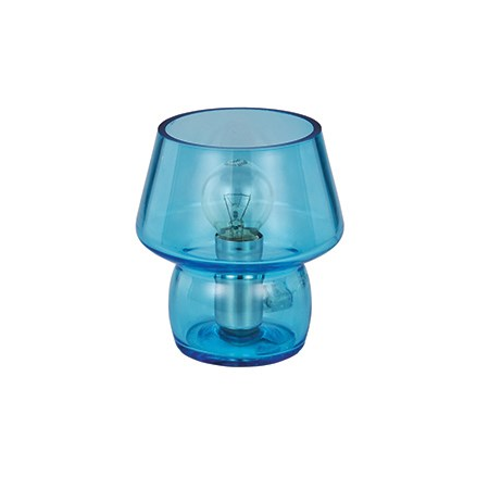 Veioza zeno small azzurro, 1 bec, dulie e14, d:120mm, h:140mm, azzurro