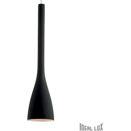 Pendul Flut Big, 1 bec, dulie E27, D:145mm, H:655/1115mm, Negru