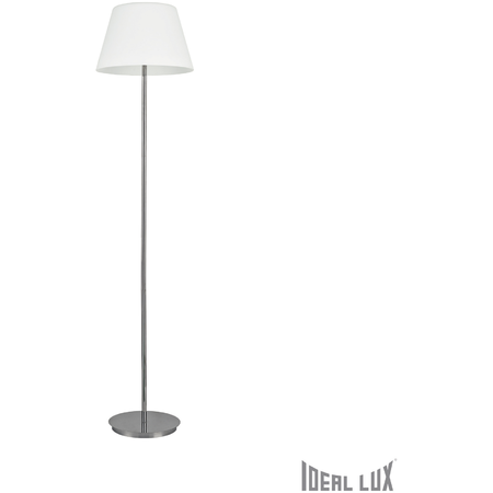 Lampa de podea cylinder, 2 becuri, dulie e27, d:400mm, h:1750mm, alb