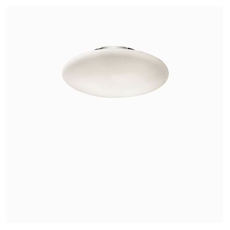 Plafoniera Smarties Bianco, 2 becuri, dulie E27, D:425mm, H:140mm, Alb