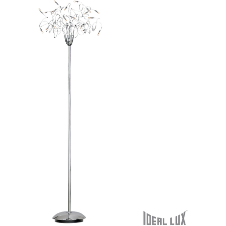 Lampa de podea faville, 18 becuri, dulie g4, d:600 mm, h:1850 mm, crom