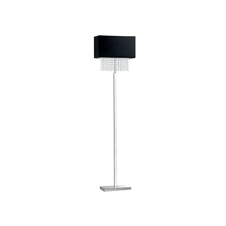 Lampa de podea phoenix, 1 bec, dulie e27, l:440 mm, h:1600 mm, negru