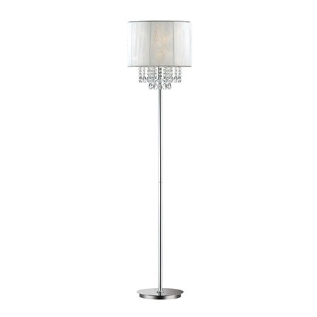 Lampa de podea opera, 1 bec, dulie e27, d:385mm, h:1630 mm, alb