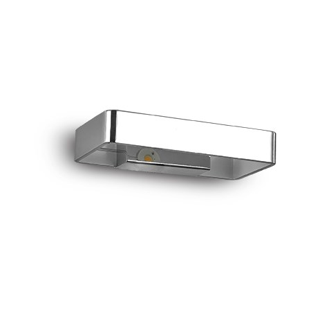 Aplica Zed Patrata, 1 LED, 390 Lm, L:200 mm, H:100 mm, Crom