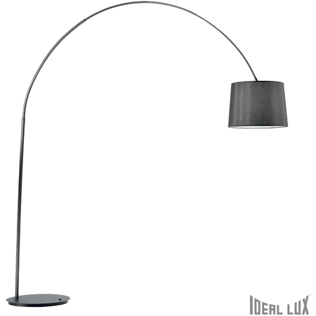 Lampa de podea Dorsale 1 bec, dulie E27, D:2170 mm, H:2320 mm, Negru complet