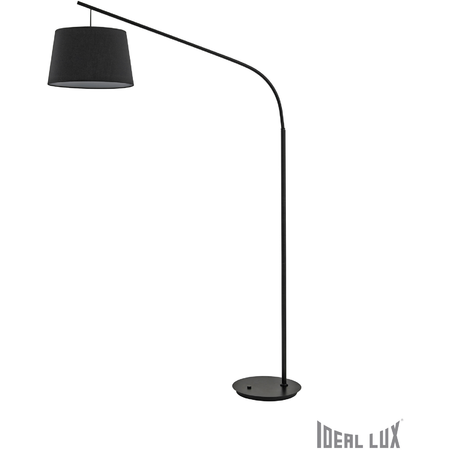 Lampa de podea Daddy 1 bec, dulie E27, L:1180 mm, H:1970 mm, Negru