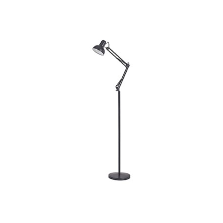 Lampa de podea kelly, 1 bec, dulie e27, d:1000 mm, h:1200/1850 mm, negru