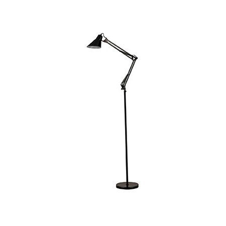 Ideal Lux Lampa de podea sally, 1 bec, dulie e27, d:950 mm, h:min 1150 / max 1850 mm, negru