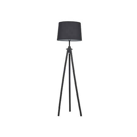 Lampa de podea York, 1 bec, dulie E27, D:480 mm, H:1640 mm, Negru