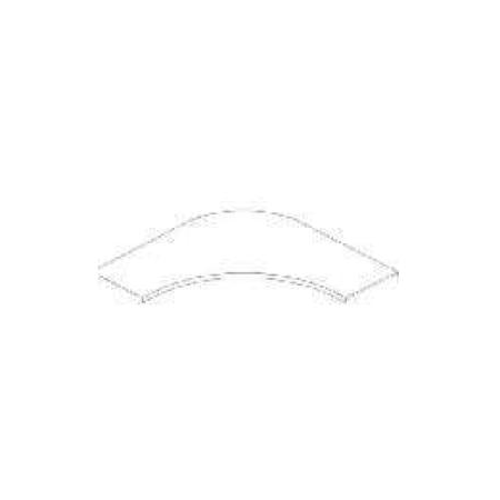 Capac cot 90°pt.jgheam metalic 100x15x0,75 mm