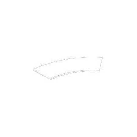 Capac cot 45°pt.jgheam metalic 100x15x0.75 mm