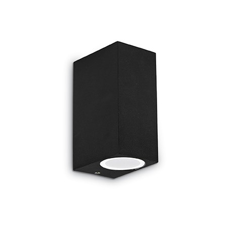 Aplica de exterior up mare, 2 becuri, dulie g9, l:65 mm, h:150 mm, negru