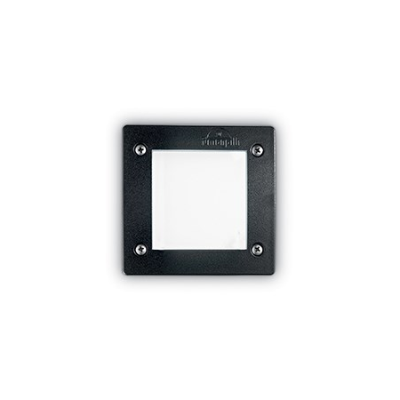 Spot in pardoseala leti patrat, 1 led, dulie gx53, l:115 mm, h:80 mm, negru