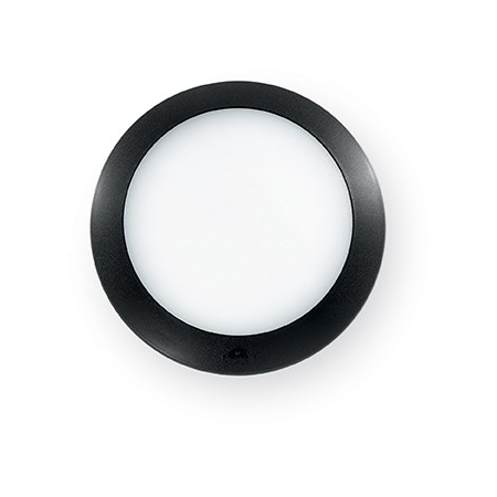 Aplica de exterior Berta medie, 1 LED, dulie GX53, D:275 mm, H:80 mm, Negru