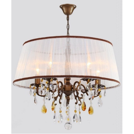 Lampa Cannella,5 becuri dulie E14, 230V,D.57cm, H.51 cm,Bronz