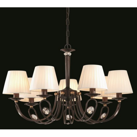 Candelabru Proline ,7 becuri dulie E14, 230V,D.70cm, H.43 cm,Maro