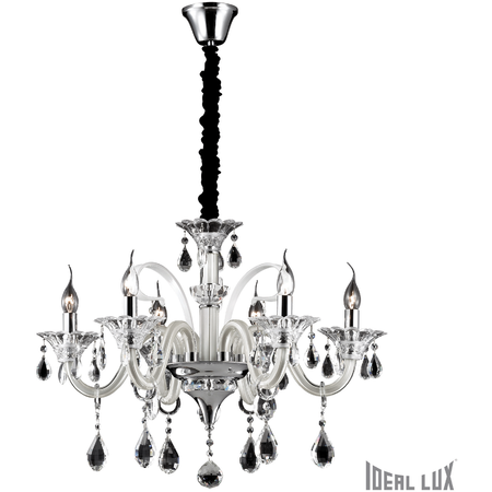 candelabru Colossal, 6 becuri, dulie E14, D:660 mm, H:700/1800 mm, Fildes