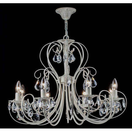 Candelabru princess,8 becuri dulie e14, 230v,d.71cm, h.54 cm,crem