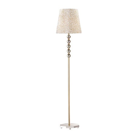 lampa de podea Queen, 1 bec, dulie E27, D:350 mm, H:1575 mm, Auriu