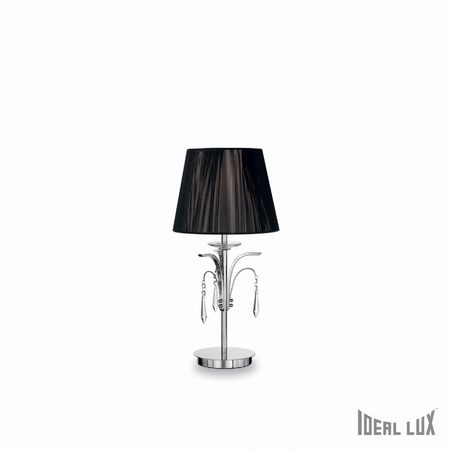 Ideal Lux Veioza accademy mare, 1 bec, dulie e27, d:300 mm, h:620 mm, crom