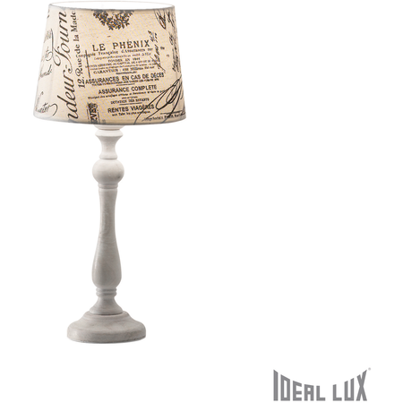 Ideal Lux Veioza coffee mica, 1 bec, dulie e27, d:200 mm, h:440 mm, alb