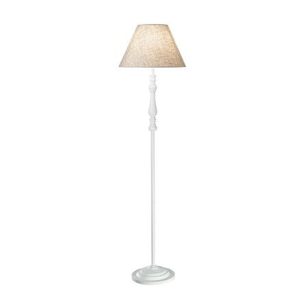 Lampa de podea provence, 1 bec, dulie e27, d:420 mm, h:1590 mm, alb