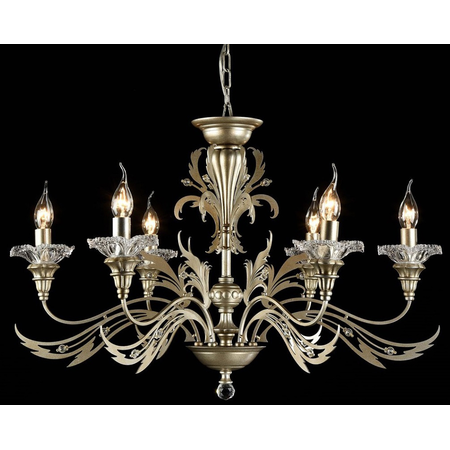 Candelabru House Coperto,6 x E14, 230V, D.76cm,H.48 cm,Aur antic