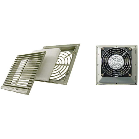 Ventilator cu grilaj si filtru 92x92mm