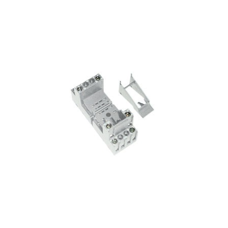 clema de fixare metalica pentru releu fisabil miniatura 3 contacte comutatoare