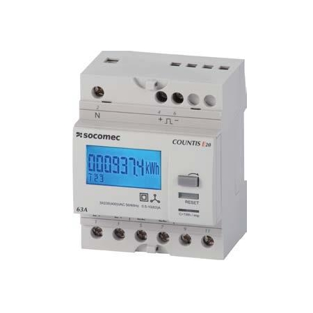 Contor trifazic ENERGY METER COUNTIS E20,63A DIRECT-3 PHASE