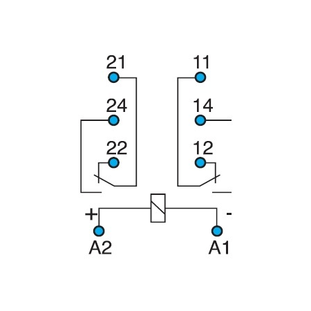 Soclu releu 2 contacte in miniatura 8A PCB