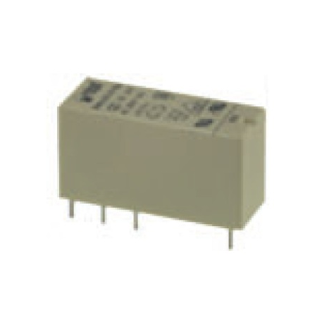 Releu pcb miniatura 2 contacte comutatoare, 110v, cc 8a