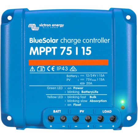 Incarcator solar mppt 75/15 bluesolar 15a