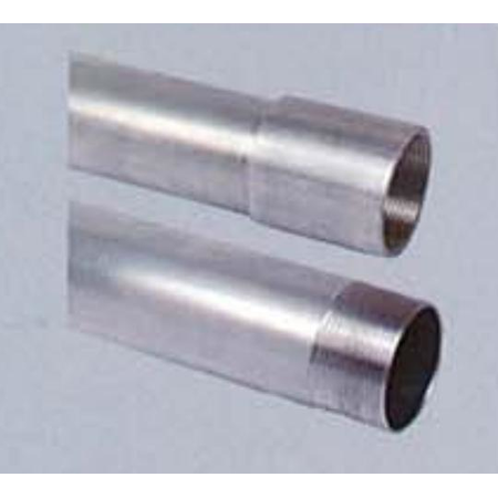 Teava aluminiu filetata cu 1 manson filetat, D.ext:16 mm,D.int. 13 mm