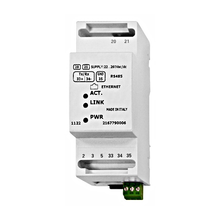 Interfata comunicatie RS485/ETHERNET acces WEB/soft MIDAS-Evo