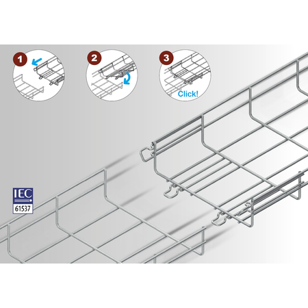 Jgheab Din Sarma Cu Imbinare Rapida 54X50mm,INOX