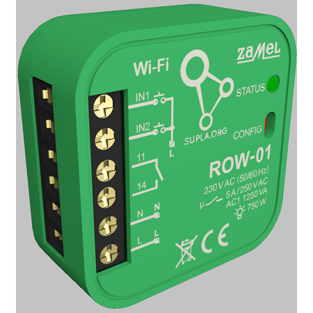 Releu 1 canal wireless on/off 1x750w inteligent cu comanda din telefon via internet 