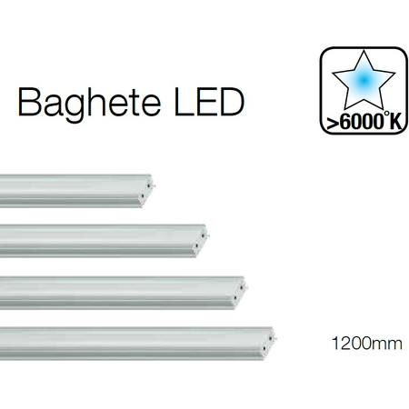 Bagheta led componibila 120cm 17w 24Vcc lumina rece 6000K LED LINK