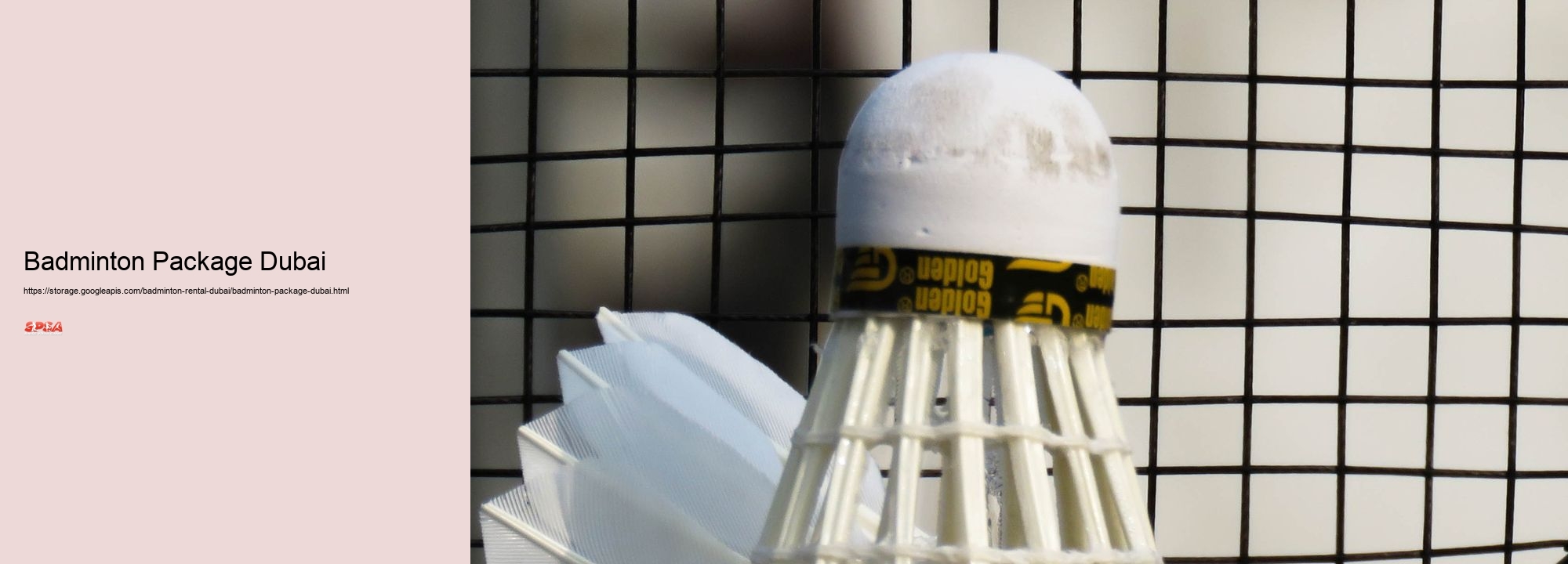 Badminton Package Dubai