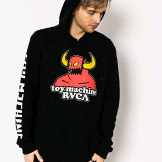 moletom rvca x toy machine