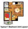 1 BEDROOM UNIT