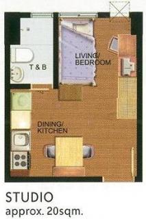 Studio Model Floor Plan
