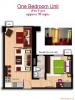 One Bedroom Model Floor Plan