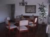 Dining Area with chandelier