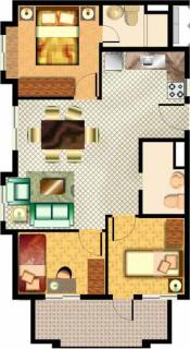 3 bedroom floor plan