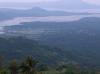 view of the taal volcano from across the subd