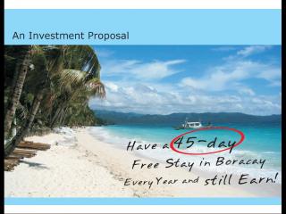 Enjoy 45 Days Free Stay plus 20% Returns Per Year!