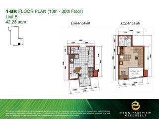 1 Bedroom layout