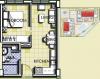 1-bedroom (32 sq. m)